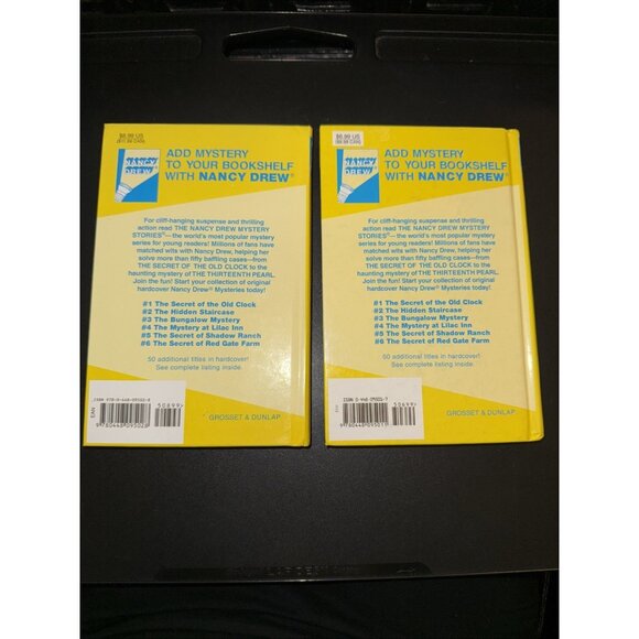 Nancy Drew 1 and 2 Lot The Hidden Staircase, The Secret of the Old Clock HC - Picture 2 of 6